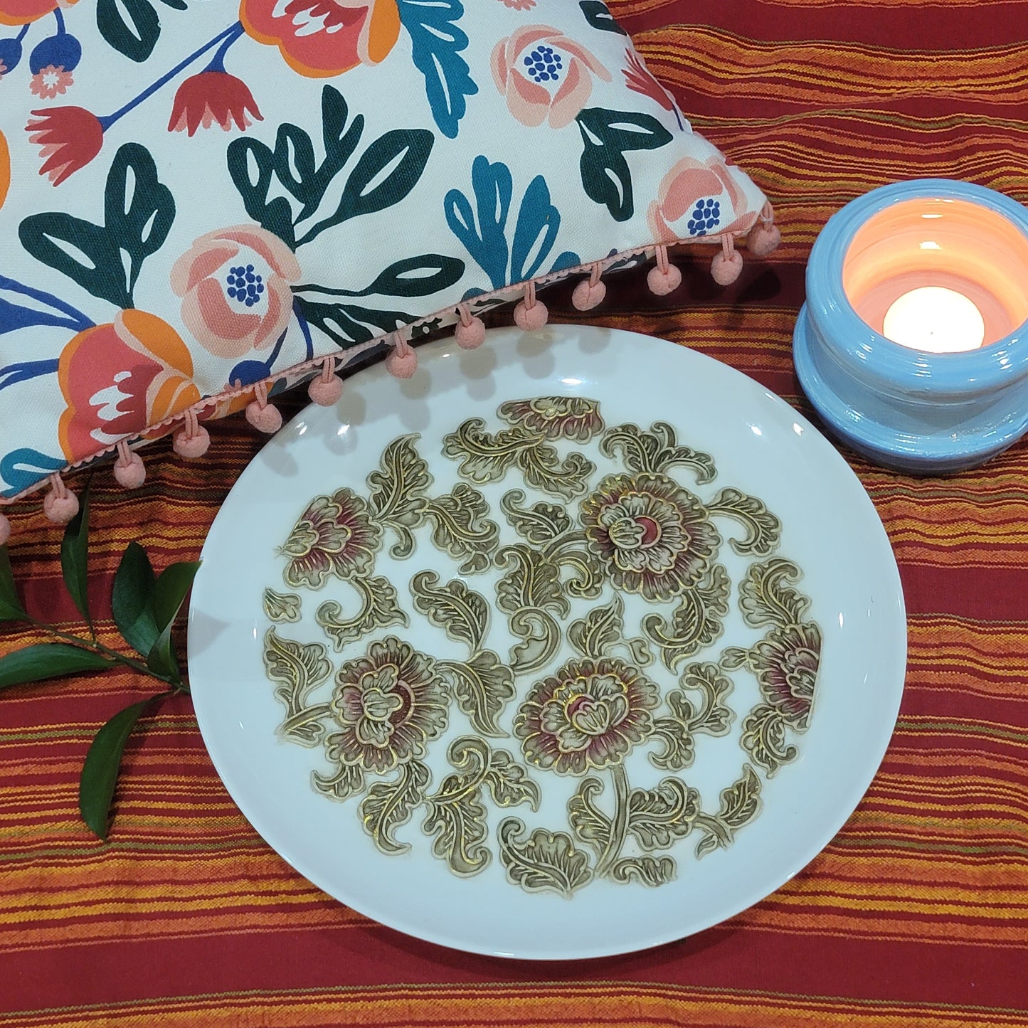 Flowers - 2 - Bronze & Red