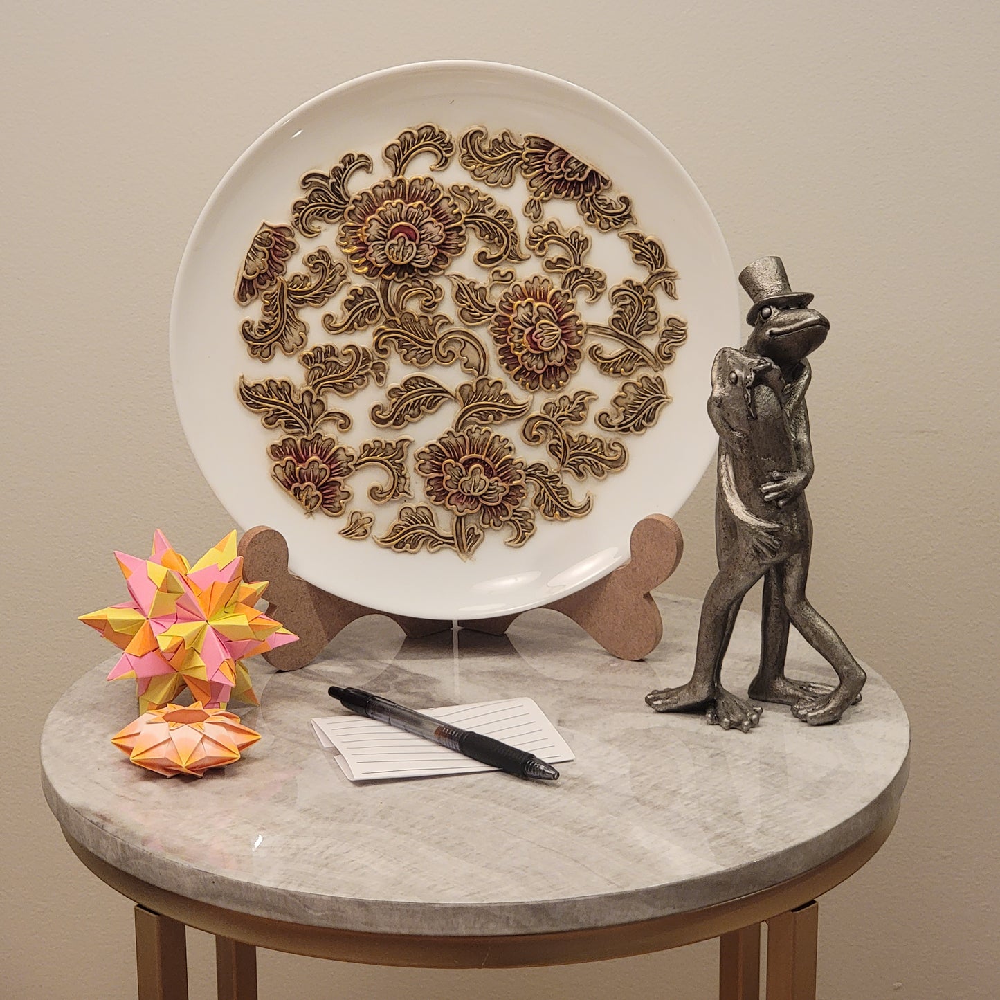 Flowers - 2 - Bronze & Red