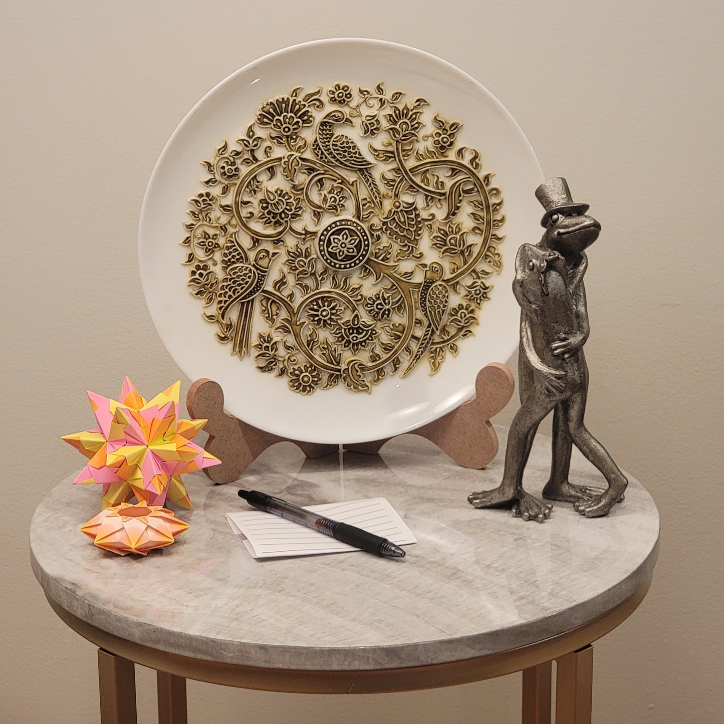 Koyal - Gold & White