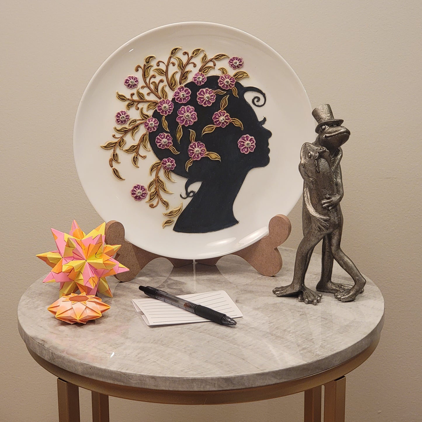 Female Silhouette - Purple