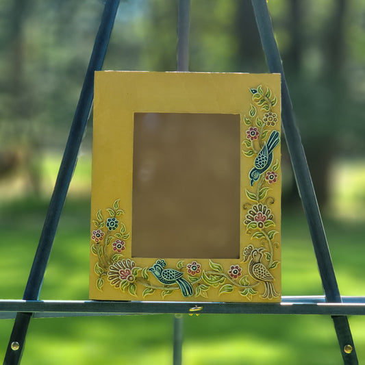 Yellow Koyal & Flowers