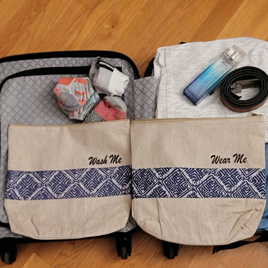 Indigo Square Print Patch