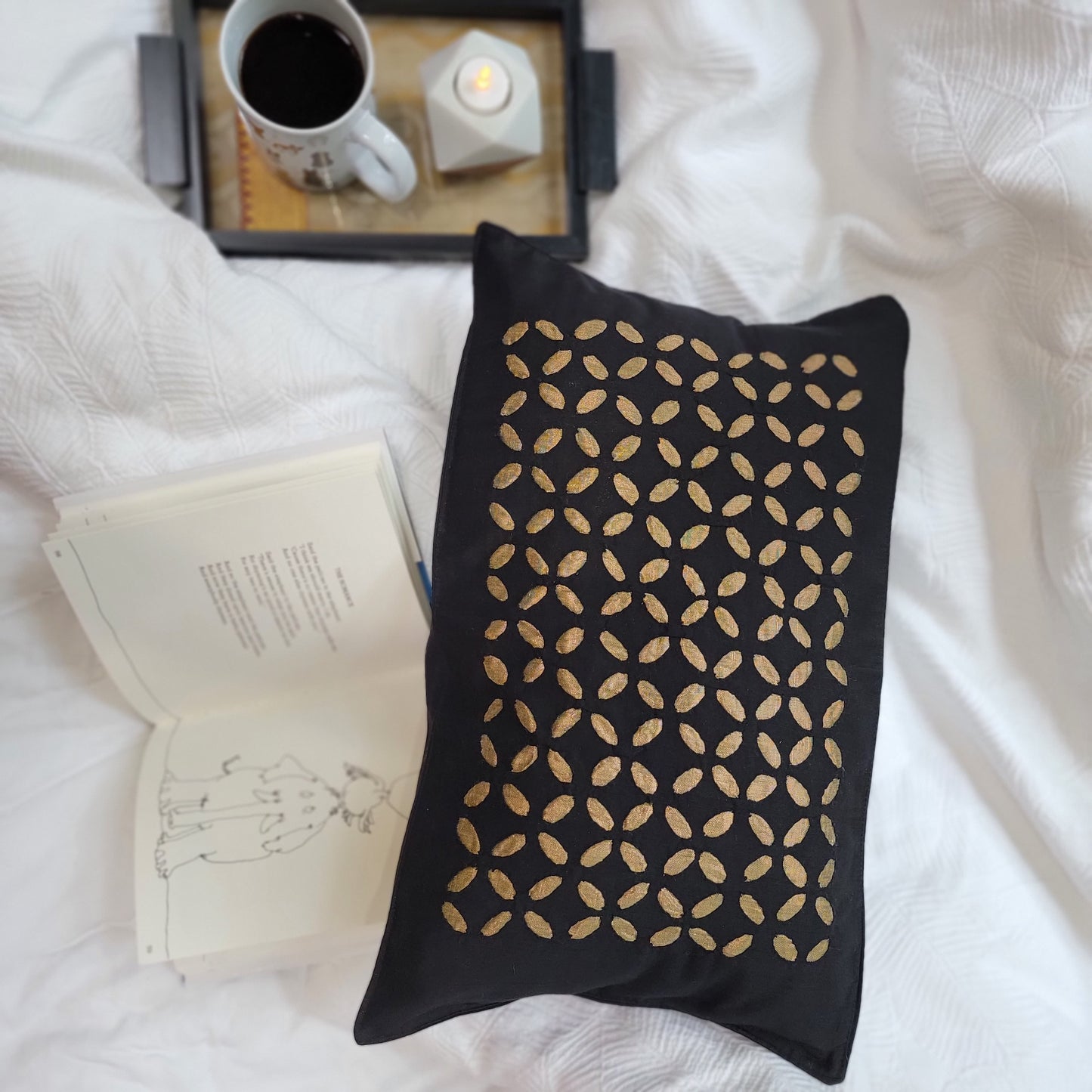 Silk Applique - Black